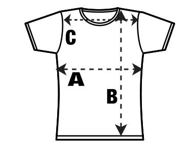 Juniors T-Shirt Size Guide